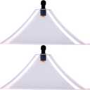 Drift Guard with Flat Sprayer Nozzle,Prevents Drift of Fine Droplets,for Use with Backpack Sprayer Small Drift Guard (clear, 38CM-2PCS)