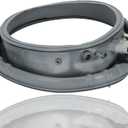 DC97-18094B(AP5917067) Washer Door Boot Seal Gasket Diaphragm for Samsung Washer WF42H5200A WF42H5200AP/A2 WF42H5000AW/W2 WF42H5000AW/A2 WF42H5200AW/A2 WF42H5200AF/A2 Replaces AP5917067, PS9606239