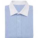 Year In Year Out French Cuff Wrinkle Free Dress Shirt for Men Regular Fit Long Sleeve Wrinkle Resistant Shirt (Large, Sky Blue 179)