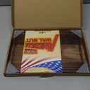 Heimlove Walnut Wood Cutting Board for Kitchen, Reversible Wooden Chopping Board with Deep Juice Grooves and Handles, Natural Walnut Wood Cutting Board for Chopping, Cheese, Vegetables (12"x8")