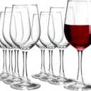 UMI UMIZILI Wine Glasses Set of 8, 12 Ounce Wine Glasses for white or red wine, All Purposed Wine Glass for Any Occasions