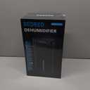 Dehumidifier, 95OZ Dehumidifier for Home 1000 Sq.Ft - Quiet with Auto Shut Off & Relaxing 7 Color Ambient Light,Ideal for Livingroom, Bedroom, Basement(Black)