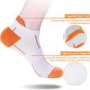 ATBITER Ankle Socks Womens and Men Thin Athletic Running Low Cut No Show Socks With Heel Tab 6-12 Pairs
