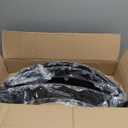 10L0L 4PCS Golf Cart Fender Flares for Yamaha G29, EZGO TXT/RXV, Club Car DS/Precedent - Heavy Duty ABS Plastic Mud Guards with Reflectors & Stainless Steel Hardware