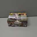 Unbreakable Dog Toy for Power Chewers, Large Dog Interactive Feeder with Food Cups & Treat Food Slow Feeder - Anxiety Relief with Pupscile for Large Breeds (Grey, Medium)