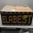 ELABEST T96 Mesh Office Chair,Ergonomic Computer Desk Chair,Sturdy Task Chair- Adjustable Lumbar Support & Armrests,Tilt Function,Comfort Wide Seat,Swivel Home Office Chair (Charcoal)