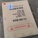 BestOffice Outdoor Folding Camping Table Plastic Table Portable Square Height Dining Table Perfect for Picnics,Parties,Party and Camping,Black (6 FT)