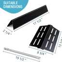 Flavorizer Bars Grill Replacement Parts for Weber Genesis 300 Series (2+5+3 Pack)