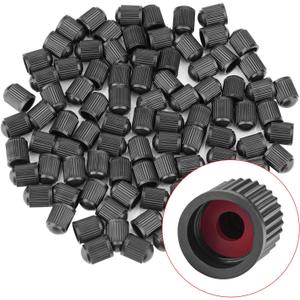 150 Packs Tire Valve Caps, Plastic Valve Stem Caps with O Rubber Ring, Universal Tire Caps for Car, Motorcycles, Trucks, Bicycles and Trolleys