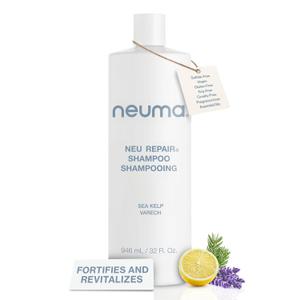 Neuma Neu Repair Shampoo - Revitalizes, and Strengthens Damaged Hair, Sulfate-Free, Lemon, Lavender and Fir Needle Scent (32 Fl Oz (Pack of 1))