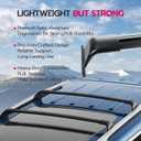 Roof Rack Cross Bars 220lbs Compatible with 2022-2026 Jeep Grand Cherokee and Jeep Grand Cherokee L 2021-2026，Heavy Duty Aluminum Crossbars Cargo Bars Ski Snowboard Luggage Kayak Bike Carrier