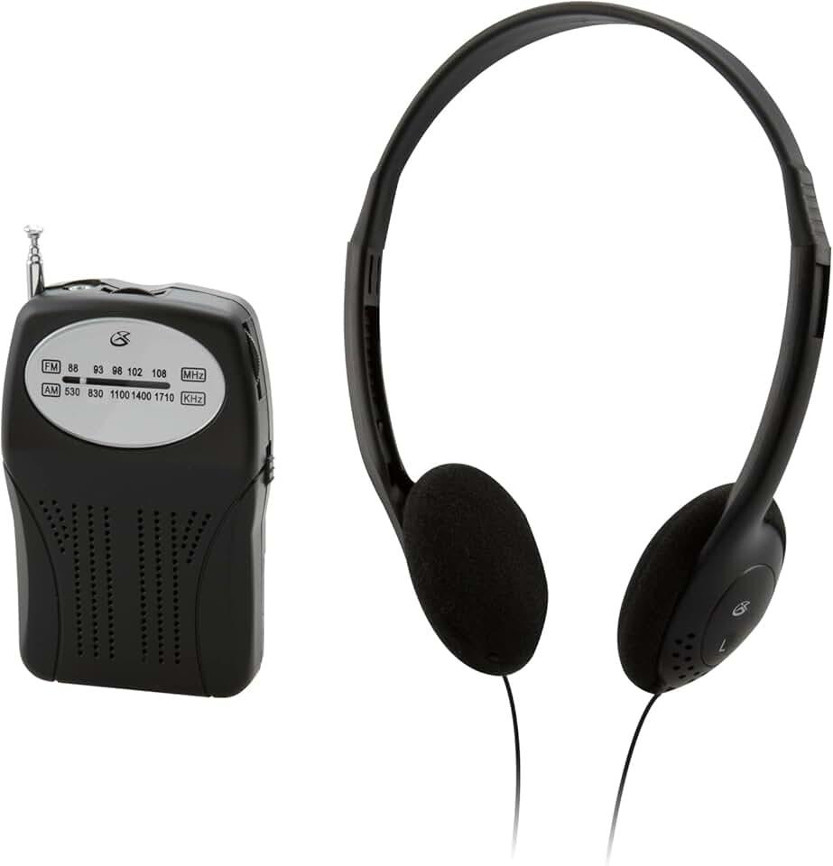 GPX Portable AM/FM Radio - R116B