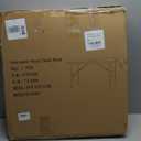 4Ft Folding Table Adjustable Height Portable Folding Tables Heavy Duty 400 lbs Capacity, Wood Grain Tabletop for Working Meeting Parties, Picnic, Camping, Weddings, Garden Dining-Black (4FT)