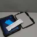 SEYMAC for iPad Pro 11 Inch Case M5 2025 / M4 2024, Heavy Duty Shockproof Protective Case with Screen Protector, 360 Rotating Stand, Hand/Shoulder Strap and Pen Holder, Black