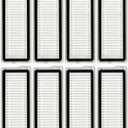 (Pack of 8) QV 35A, QV 35S, Q Revo S Replacement HEPA Filter for Roborock QV 35A, QV 35S, Qrevo S, Qrevo Pro, Qrevo MaxV, Qrevo Plus, Qrevo Edge, Qrevo Curv, Filter Accessories Kit (NOT FOR Q Revo)