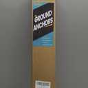 25" Ground Anchors Screw in, Mobile Home Anchors with Upgraded Wider Spiral Blades, Earth Anchors Swing Set Anchors High Wind Heavy Duty for Shed, Trampoline, Carports(Set of 4) (Black)