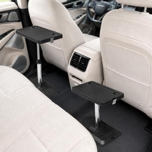 Car Seat Tray Table, Adjustable Car Desk for Laptop & Tablet 360° Rotating Vehicle Laptop Desk with Height Adjustment, Foldable Travel Tray for Front Passenger/Rear Seat, Essentials for Road Trips