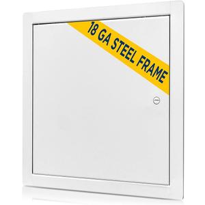 BOZZON Access Panel for Drywall, 10 x 10 Inch ABS Plastic Wall Hole Cover Access Doors, Easy Install Plumbing Wall Panel for Drywall, Ceiling, Wiring and Cables