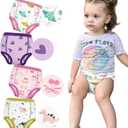 MooMoo Baby Absorbent Potty Training Underwear 4 Packs Cotton Training Pants for 6T