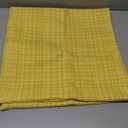 Kevin Textile Pack of 2 Decorative Outdoor Waterproof Throw Pillow Covers Stripe Square Pillowcases Modern Cushion Cases for Patio Couch Bench 18 x 18 Inch Yellow