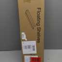 Picture Ledge Shelf with Lip, Black Floating Shelves for Wall Set of 2, 24 inch Wall Floating Shelves for Bedroom Living Room Bathroom Kitchen