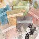 MAXLEAF 300 Pieces Mini Flowers Collage Paper Pack, Scrapbooking Supplies Background Paper Flowers Scrapbook Pack for Card Making Collage DIY Handmade Craft Decoration