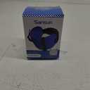 Travel Pillows for Airplanes, Airplane Pillow for Sleeping with 3D Eye Mask, 360 Support Headrest for Long Flight, Road Trip, Stop Bobblehead Relieve Neck Pain, Blue