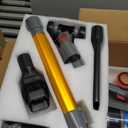 Cordless Stick Vacuum Cleaner - Rechargeable, 35Kpa Powerful Vacuums with Detachable Battery Display, Max 45Mins Runtime, 8 in 1 Handheld Vacuum for Hard floor & Carpets Pet Hair, Blue