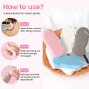 4 PCS Magic Exfoliating Bath Sponge,3D Super Soft Exfoliating Body Scrubber, Skin Friendly & Reusable,Remover Dead Skin for All Skin Types,for Men Women
