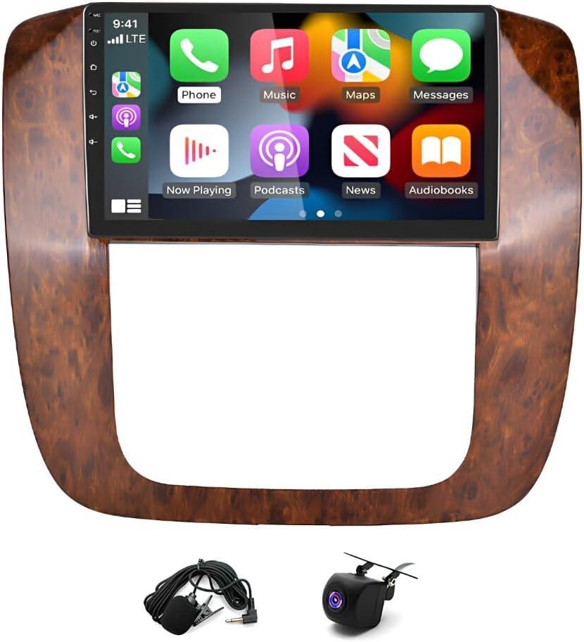 Double Din Car Stereo Android 13 for GMC Yukon for Chevy Tahoe Suburban 07-12 for CarPlay Radio Stereo GPS 2+32G