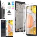 YWLRONG Display for Samsung Galaxy A42 5G A426 SM-A426B SM-A426B/DS Screen Replacement LCD Touch Screen Internal Digitizer for Replacement Assembly with Kit(Black with Frame)