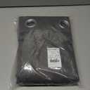 NICETOWN Gray Blackout Curtains for Bedroom 84 inches Long - Thermal Drapes Grommet Room Darkening Light Blocking Curtains Window Treatments for Living Room (2 Panels, W52 x L84, Grey)