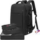 BANGE 35L Lightweight Backpack, 17.3 inch Travel Laptop Backpacks, Unisex Multifunctional Storage Pockets Business Commuter Rucksack, Waterproof and Wear-resistant Outdoor Sports Leisure daypack