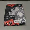 TAOHONG Merry Christmas Sweartshirt for Women Xmas Buffalo Plaid Tree Tops Color Block Snowflake Print Long Sleeve Shirt (Black, M)