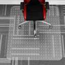WASJOYE Office Chair Mat for Carpet, Desk Chair Mat for Carpet, Thick Computer Chair Mat with Non-Slip Studded for Home and Office Low Pile Carpet, 36" x 48"