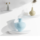 Solid Wood Half Round Floating Wall Shelves | Elegant Floating Shelves, Elevate Your Space. Perfect for Living Rooms, Bathrooms, Bedrooms, Offices, Children's Rooms