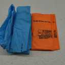 10Leccion 2 Pack Inflatable Arm Floaties for Toddlers, Blow up Water Wings for Kids, Swimming Arm Bands Floatation for Children and Adults 30-150LBS(Blue and Orange)