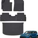 AUXKO All Weather Floor Mats Cargo Mat for Kia Soul 2014-2019
