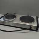 Cuisinart CB-60P1 Countertop Double Burner, Stainless Steel/Black