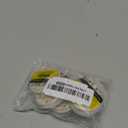 Bivethoi 6pcs Antique White Cabinet Knobs, Drop Ring Drawer Pulls Round Dresser Knobs Handles with Screws, Vintage Drawer Knobs Pulls Handles Hardware for Kitchen Cupboard Vanity Nightstand 6 Pack