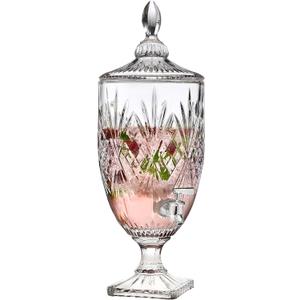 Godinger Iced Beverage Dispenser, Dublin Crystal Collection - 1 Gallon