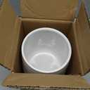 6.8" Large Ceramic Kitchen Utensil Holder - Utensil Holder for Kitchen Counter, Modern Farmhouse Style Holder for Spoons, Spatulas & Cooking Tools (White)