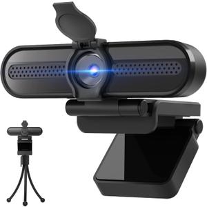 saylas 2K Webcam with Microphone, 78FOV FHD PC Camera with 2K/30fps, 1080P/60fps, Privacy Cover, Plug & Play USB Web Cam, Autofocus, External Webcam for PC, Computer Web Camera for Laptop, Mac, Zoom