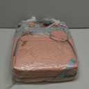 Baby Diaper Bags with Changing Station, Waterproof Diaper Bag Backpack for Moms Dads with USB Charging Port, Baby Shower Gifts, Large Capacity diaper backpack, Grey Pink