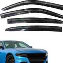 Window Visors Shade Sun Rain Wind Guards Deflectors Cover Acrylic Outside Replacement for 2011-2020
