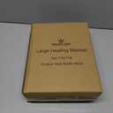 Medical king Heated Blanket, Machine Washable Extremely Soft & Comfortable Electric Blanket Throw Fast Heating with Hand Controller 10 Heating Settings & auto Shut-Off (Brown, 50 x 60)