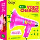 Mini Explorer Voice Changer for Kids for Kids - Voice Changing Device for Boys & Girls Ages 3-8+ Old Birthday Gifts for 3, 4, 5, 7, 8 Year Old Boy - Toys Gift Ideas for Kid, Toddler (Pink)