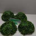 Sunnyglade 2 PCS 10 inch 4 Layers Artificial Plant Topiary Ball Faux Boxwood Decorative Balls for Backyard, Balcony,Garden, Wedding and Home Décor (10 inch)