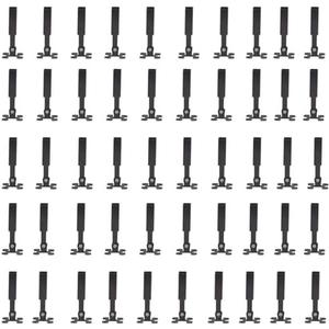 Angle Adjustable Connectors,Baluster Swivel Connectors with Screw for Installation of 1/2" Square Balusters balusters for Staircase Interior 50Pack