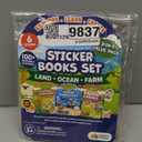 Reusable Sticker Books for Toddlers 1-3, Stickers for Toddlers 2-4 Years, Stickers for Kids, Reusable Toddler Travel Toys, Airplane Toys for Toddler 1-3 - Birthday Gifts for 3 Year Old Boys Girls 2-4,Bulk Value Pack